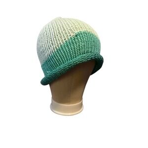 NEW knitted handmade beanie hat adult one size teens men women one layer